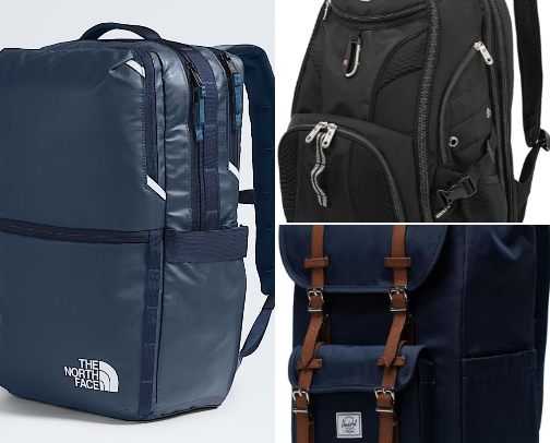 Backpack for school or work cover photo collage
