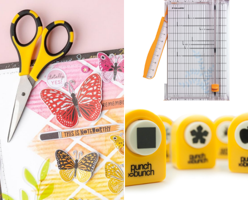 go-to crafting project tools and supplies cover photo collage