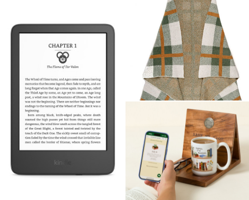 Gift Guide: Thoughtful Gifts for Book Lovers cover photo collage