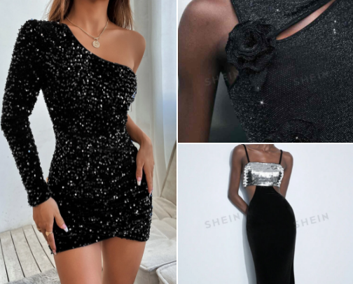 Dresses for Christmas and New Years eve 🪩 cover photo collage