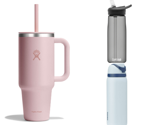 Sustainable Water Bottles! cover photo collage