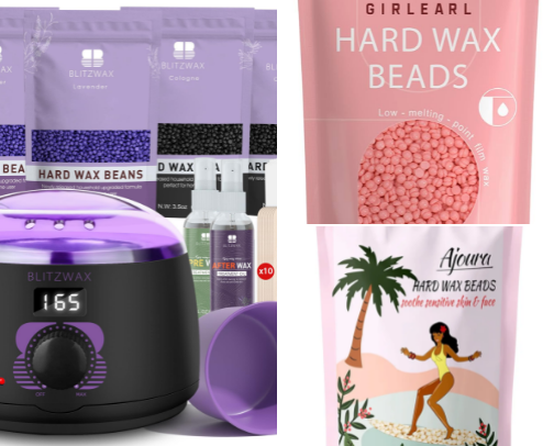 Waxing kit for women cover photo collage