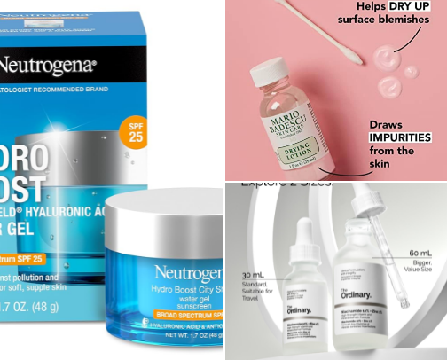 Clean Skin Essentials : Acne-Fighting Must-Haves💧 cover photo collage