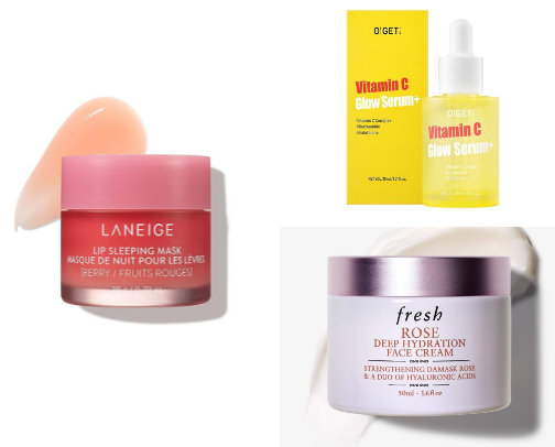 My favorite skin care recs cover photo collage