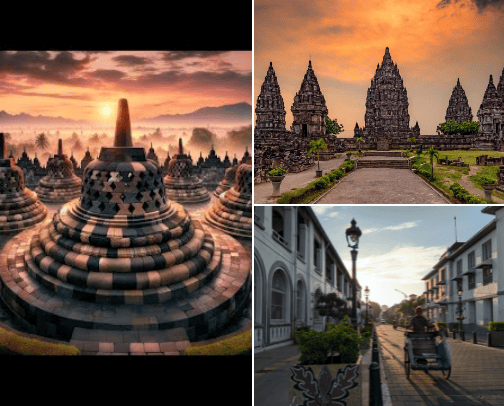 5 Destinasi Wisata Yang Layak Kamu Kunjungi Di Jawa Tengah cover photo collage
