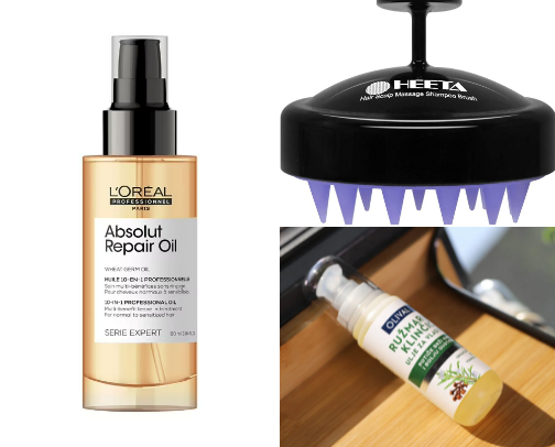 Hair care cover photo collage