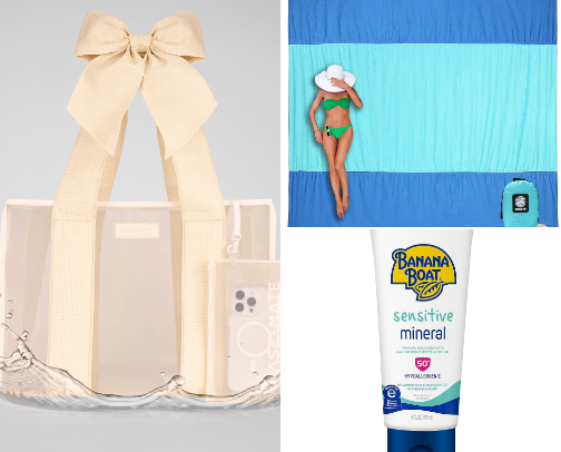 Beach Essentials! 🏖️🌊 cover photo collage