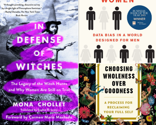 Books for women cover photo collage