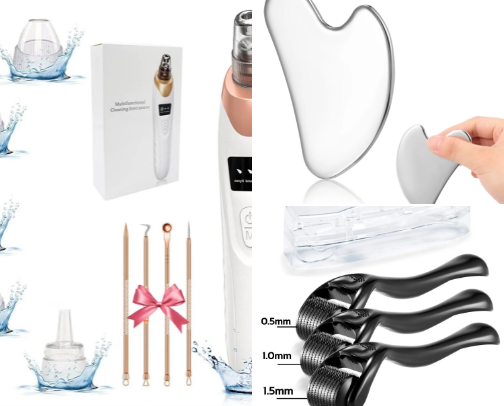 beauty tools to add on your routine🩷 cover photo collage