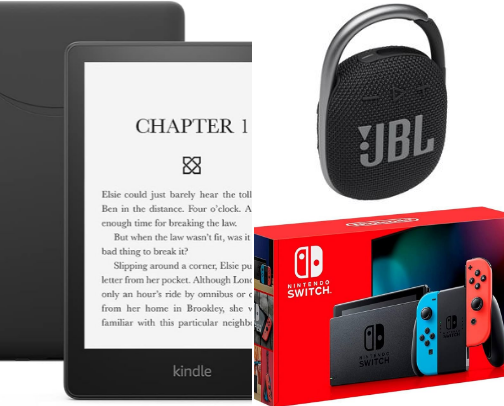 Gaming and tech cover photo collage