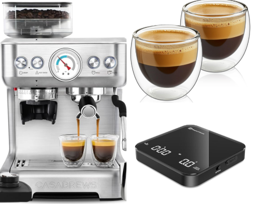 At home coffee bar cover photo collage