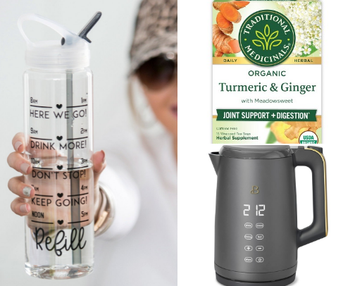 A Spring GLOW UP cover photo collage