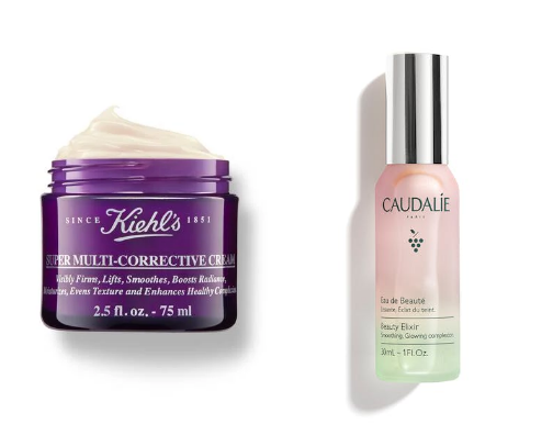 Skincare products for all skin types cover photo collage