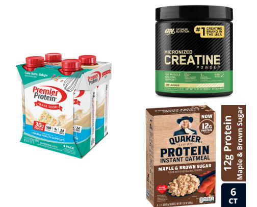 Grocery list for high school football player cover photo collage