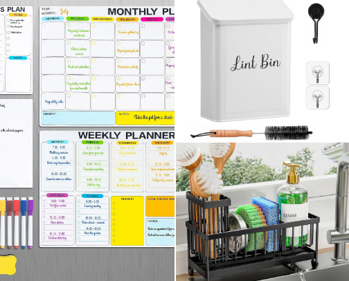 Mom Life Organization Favorites cover photo collage