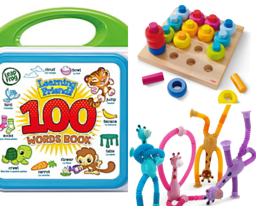 Best toys for toddlers cover photo collage