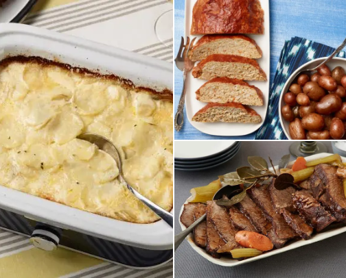 Easy and Delicious Crock Pot Recipes for Fall and Winter cover photo collage