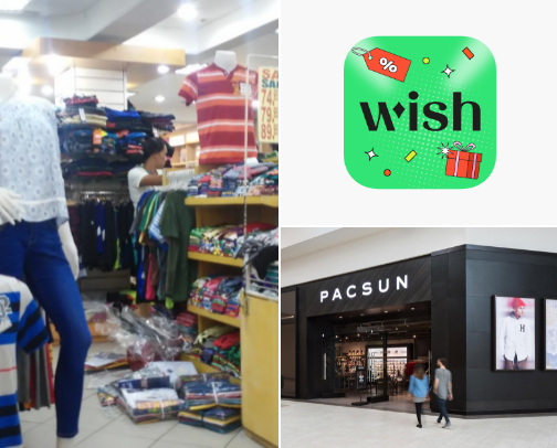 clothing store cover photo collage