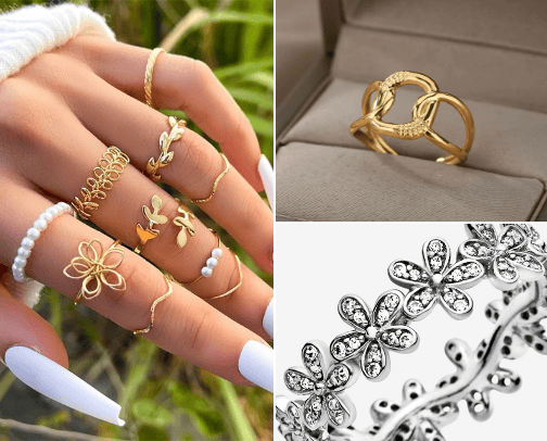 Jewlery 💍 cover photo collage