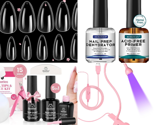 Best Supplies for DIY Gel Nails cover photo collage