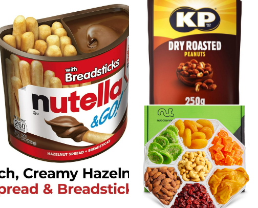 Favourite snacks cover photo collage