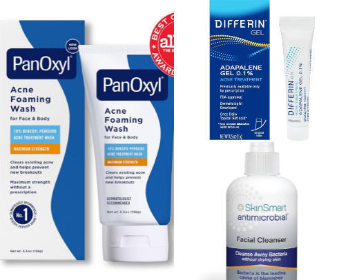 Skincare for Acne Prone Skin ✨ cover photo collage