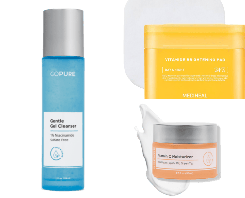 Skin Care Favorites cover photo collage