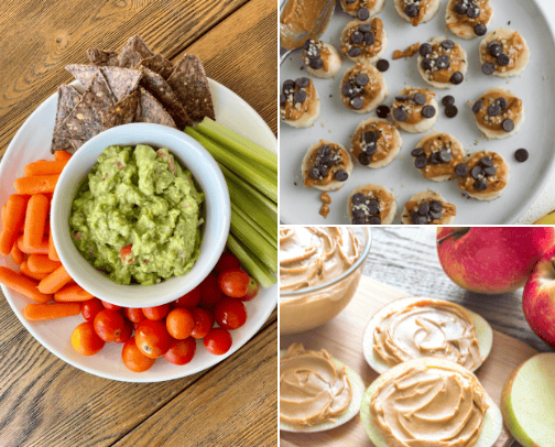 Healthy Snacks for Busy Days cover photo collage