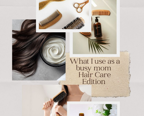 Effortless Hair Care for Busy Moms cover photo collage