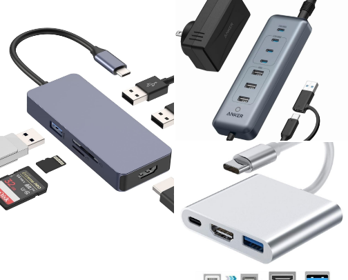 7 USB C Hubs and Adaptors Under $25 That Saved My Laptop cover photo collage