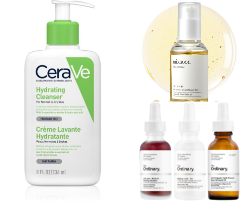 Products that saved my skin cover photo collage
