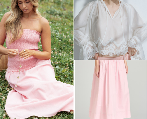 Baby-Pink Outfits That Feel Polished, Not Precious cover photo collage