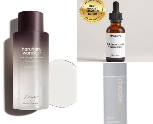 My skincare favorites cover photo collage