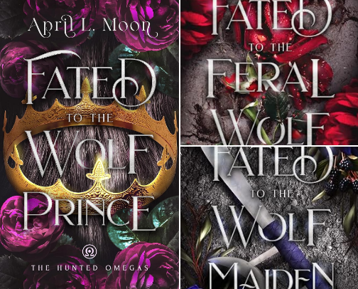 Read Now - Fated to the Wolf Prince: A Fated Mates Wolf Shifter Paranormal Romance (The Hunted Omegas Book 1) fan reading list cover photo collage
