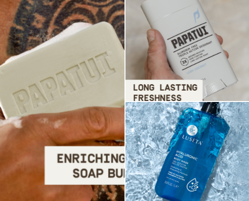 🧴 BODY CREAMS, OIL & WASH🫧 — HYDRATIONS &  & GLOW ESSENTIALS ✨ cover photo collage
