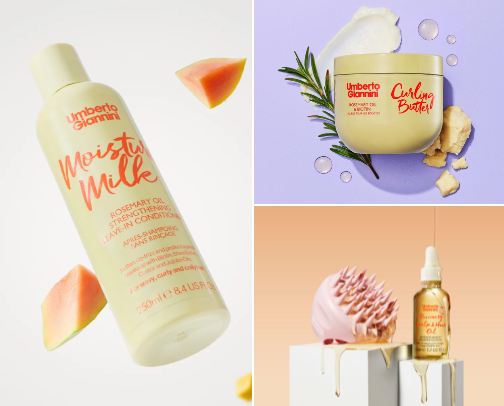 Umberto Giannini – Gorgeous Curls, Great Price 🩷 cover photo collage