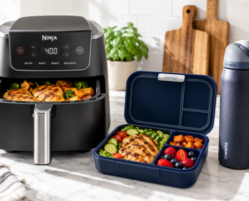 15 Kitchen Essentials That Make Healthy Eating So Much Easier cover photo collage