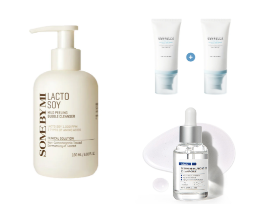 Korean Skincare cover photo collage