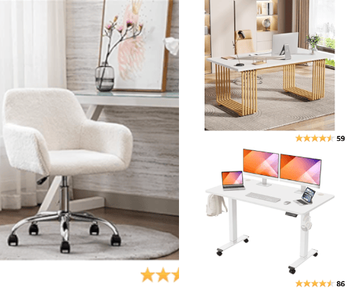 Girl boss office vibes cover photo collage