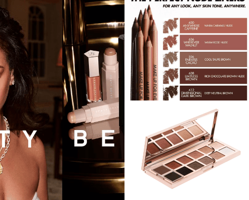 for full face makeup 💄 cover photo collage