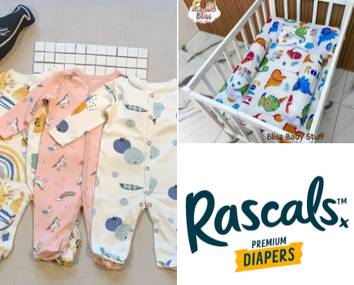 Baby and mom essentials cover photo collage