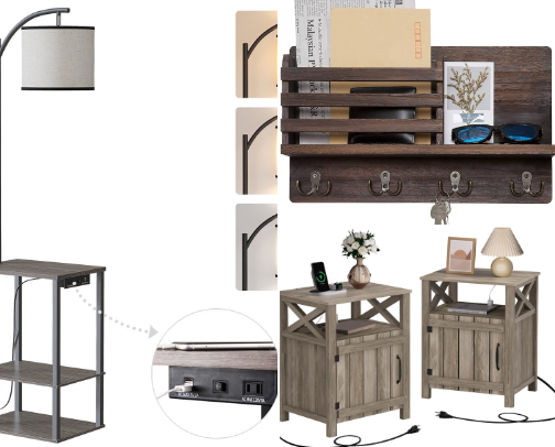 Home essentials! cover photo collage