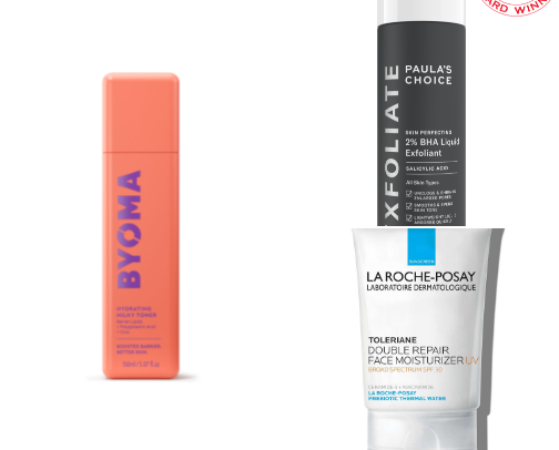 Life changing skincare ✨ cover photo collage