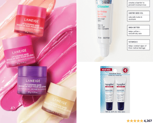 Winter Skincare 2023 cover photo collage