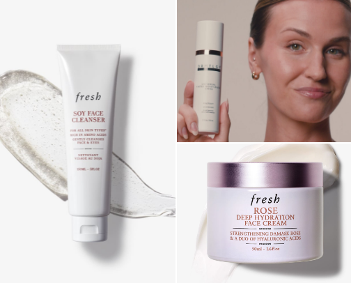 Mom life skincare and makeup Recs cover photo collage