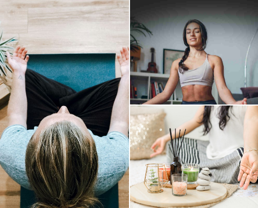 Meditation cover photo collage