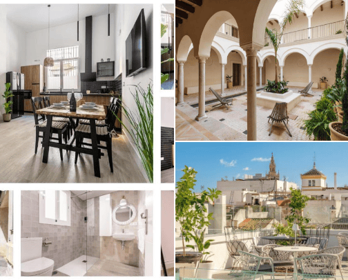 Everything you need for a stay in SEVILLA, SPAIN cover photo collage