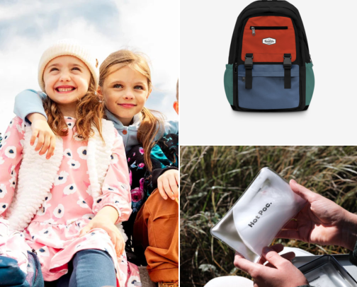 Kids essentials for school and every adventures ! 🧭 cover photo collage