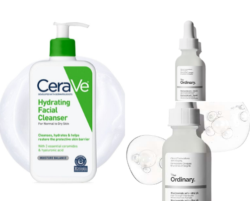 Skincare Essentials: Affordable Hydration & Glow cover photo collage