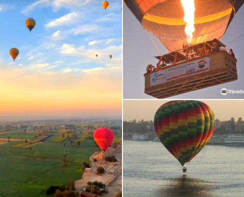 I Finally Took a Hot Air Balloon Over Luxor and Here's What to Pack cover photo collage